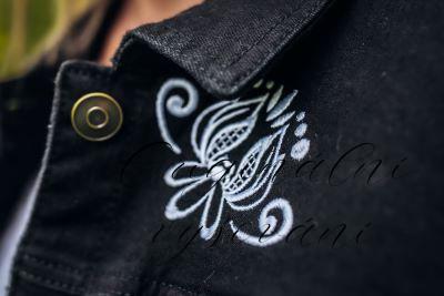 Džínová bunda - černá